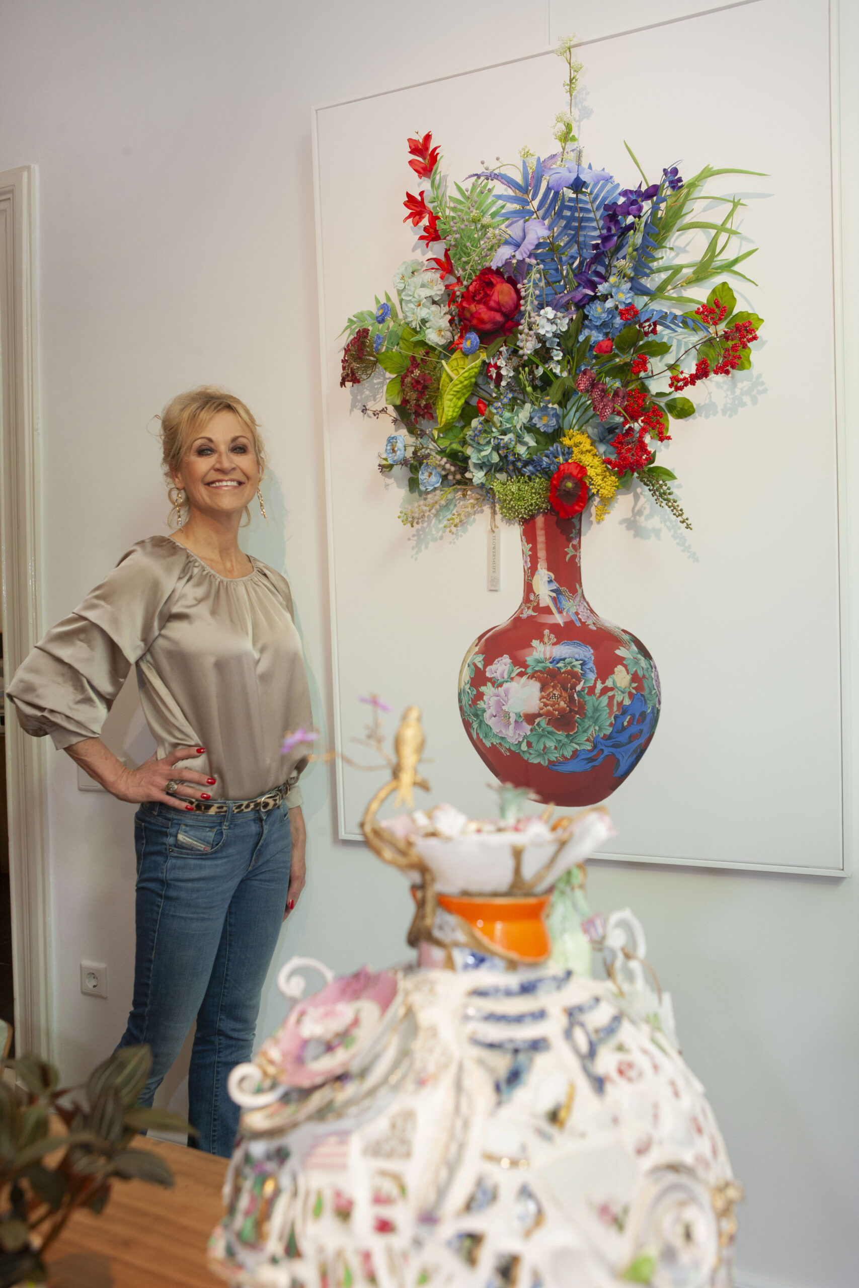 3D bloemenschilderij Radiance - Afbeelding 3