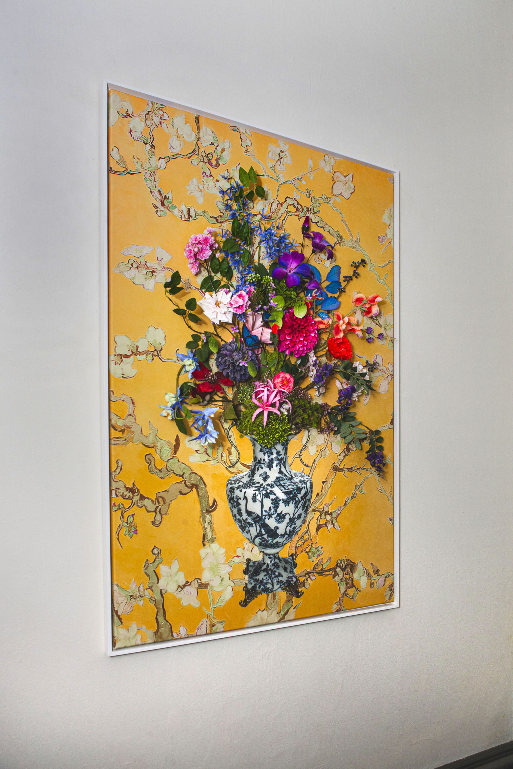 3D bloemenschilderij Graceful - Afbeelding 3
