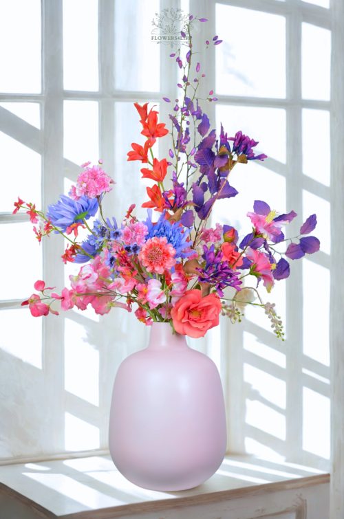 zijden boeket Sunkissed petals