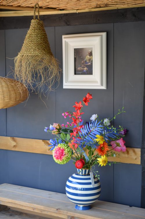 Kleurrijk zijden boeket Wildflower